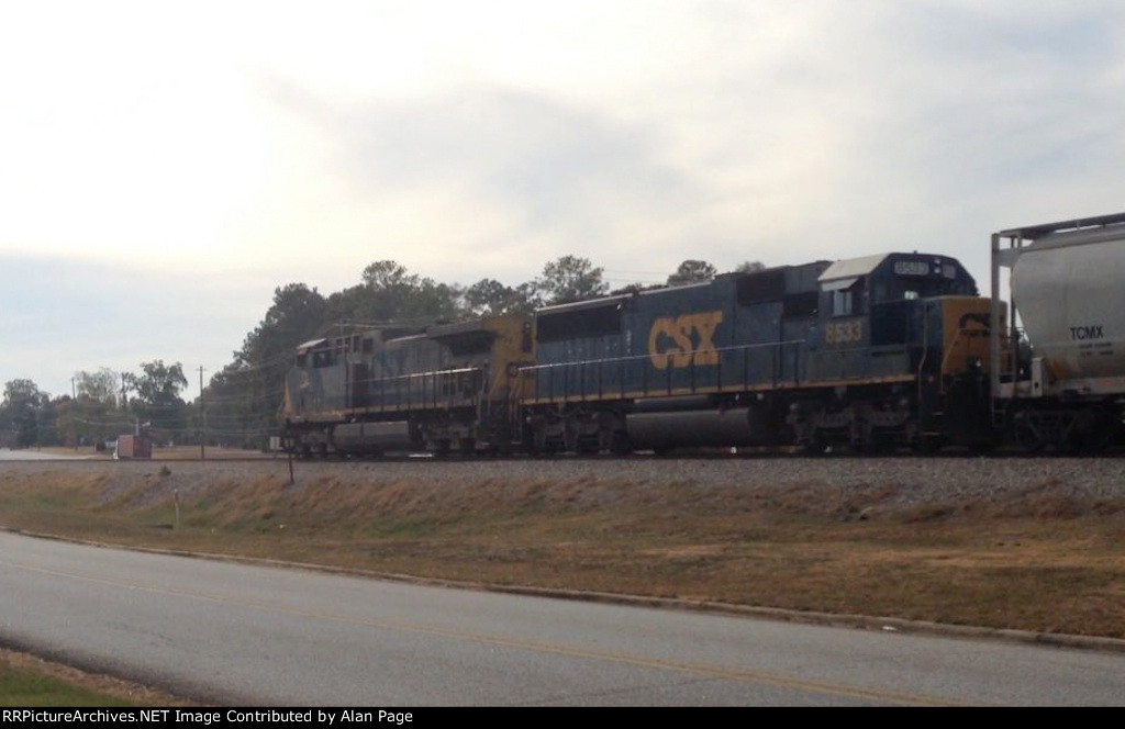 CSX!73 and 8533 head SB